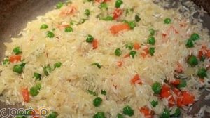 ارز 300x168 طريقة أرز بالشبت و البازلاء